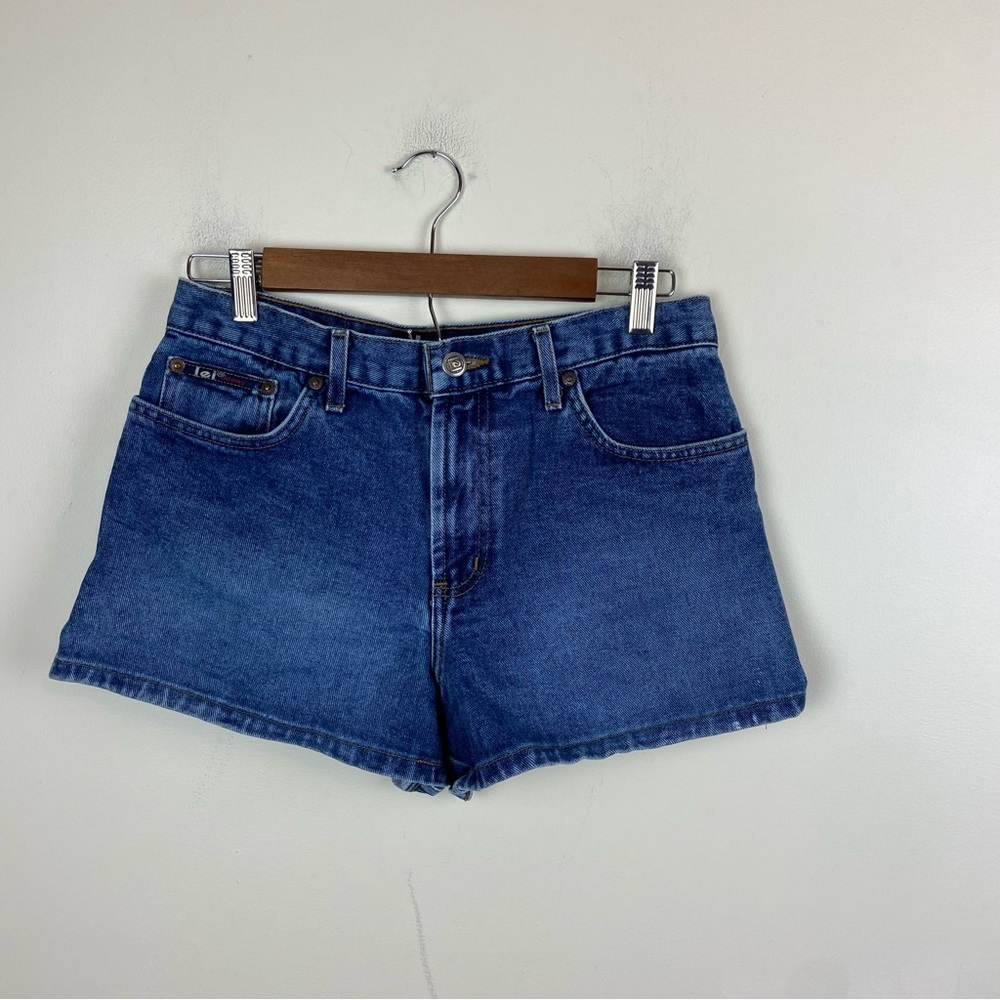 Y2K Streetwear LEI Vintage 90s Blue‎ Denim Jean Shorts Size 11 Juniors